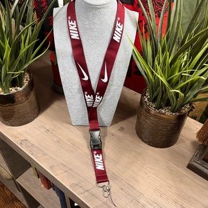 Maroon Nike Lanyard